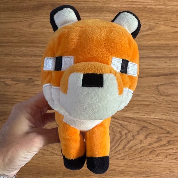 Minecraft Mojang Jinx 11” Fox Stuffed Animal Plush Happy Explorer Orange 2020 - Picture 3 of 6